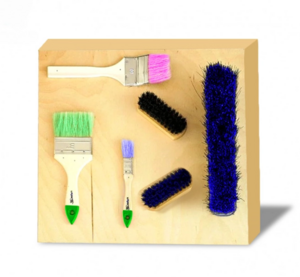 Тактильно-развивающая панель с мягкими кисточками - fgospostavki.ru - Белово