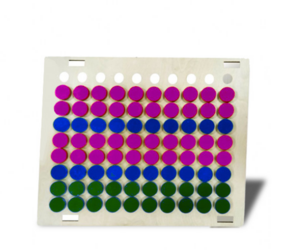 Тактильно-развивающая панель «Цветные фигурки» - fgospostavki.ru - Белово