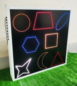 Панель интерактивная со светящимися цветными фигурами - fgospostavki.ru - Белово