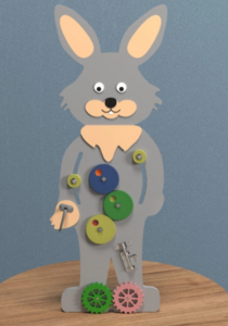 Бизиборд «Пасхальный кролик» - fgospostavki.ru - Белово