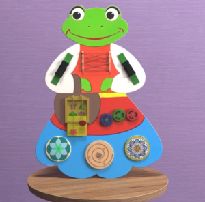 Бизиборд «Лягушка» - fgospostavki.ru - Белово