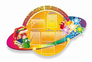 Стенд "Школьная галактика" резной стенд - fgospostavki.ru - Белово