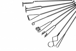 Логопедические массажные зонды на витых ручках с колечком (по Новиковой Е.В.). Комплект из 8 зондов - fgospostavki.ru - Белово