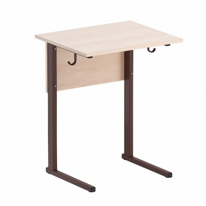 Стол ученический одноместный на прямоугольной трубе - fgospostavki.ru - Белово