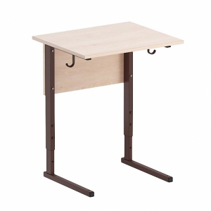 Стол ученический одноместный регулируемый на прямоугольной трубе - fgospostavki.ru - Белово