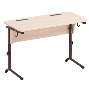 Стол ученический двухместный с наклоном столешницы (0-24°) на плоскоовальной трубе - fgospostavki.ru - Белово