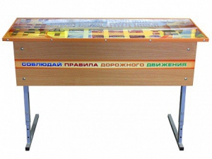 Комплект двухместного стола со стульями для детских автоклассов - fgospostavki.ru - Белово