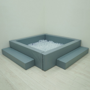 Сухой бассейн с шариками и RGB-подсветкой 140х140 см - fgospostavki.ru - Белово