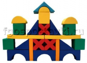 Мягкий модуль-конструктор "Терем" (23 элемента) - fgospostavki.ru - Белово