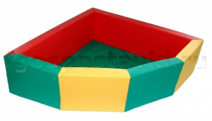 Сухой бассейн угловой (без рисунка) - fgospostavki.ru - Белово