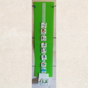 ВЕРТИКАЛЬНОЕ ВИЗУАЛЬНОЕ РАСПИСАНИЕ с ячейкой для сделанных дел - fgospostavki.ru - Белово