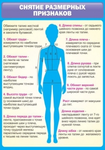 Стенд "Снятие мерок" Вариант 2 - fgospostavki.ru - Белово