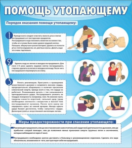 Стенд "Помощь утопающему" - fgospostavki.ru - Белово