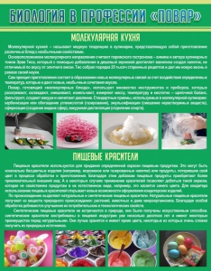 Стенд "Биология в профессии "повар"" - fgospostavki.ru - Белово