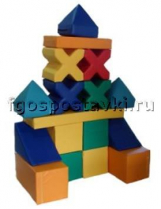 Мягкий модуль-конструктор "Замок" (17 элементов) - fgospostavki.ru - Белово