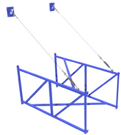 Ферма баскетбольная вынос 2 метра для щита из оргстекла 1,8х.1,05 метра - fgospostavki.ru - Белово