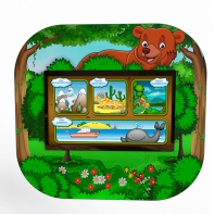 Профессиональный сенсорный настенный логопедический комплекс "Мишка" Logo 2 - fgospostavki.ru - Белово