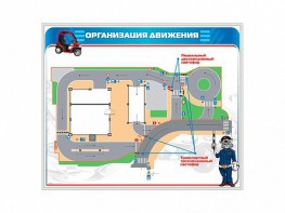 Магнитно-маркерная доска "Организация движения" - fgospostavki.ru - Белово