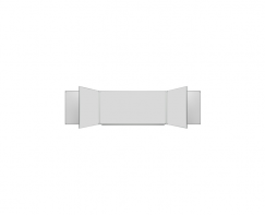 Доска магнитно-маркерная настенная пятиэлементная белая полимерная (3000*1000) - fgospostavki.ru - Белово