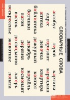 Комплект таблиц. Русский язык. Словарные слова. - fgospostavki.ru - Белово