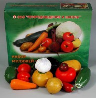 Набор муляжей овощей (большой из 13 штук) - fgospostavki.ru - Белово