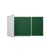 Доска аудиторная трехэлементная магнитная комбинированная полимерная (3400*1000) - fgospostavki.ru - Белово