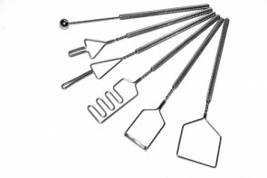 Постановочные зонды с толстыми ручками с накаткой. Комплект из 6 зондов - fgospostavki.ru - Белово