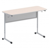 Стол ученический двухместный с перфорированной панелью - fgospostavki.ru - Белово