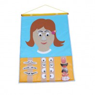 Дидактическая панно "Девочка" - fgospostavki.ru - Белово