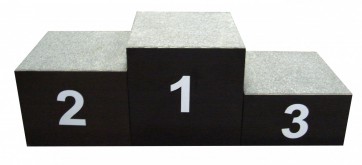 Пьедестал победителей на 3 места (деревянный) - fgospostavki.ru - Белово