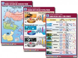 Комплект таблиц "Природа и население России" (10 таблиц, А1, ламинированные) - fgospostavki.ru - Белово