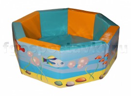 Сухой бассейн восьмигранный с шелкографией - fgospostavki.ru - Белово