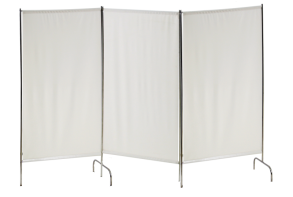 Ширма медицинская из нержавеющей стали без колес 3 секции - fgospostavki.ru - Белово