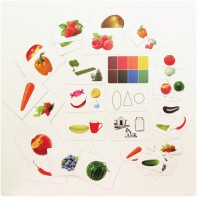 Набор магнитных карточек "Загадки-отрицания". Плоды - fgospostavki.ru - Белово