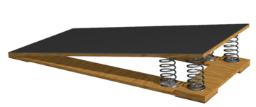 Мостик гимнастический подкидной усиленный (4 пружины) - fgospostavki.ru - Белово