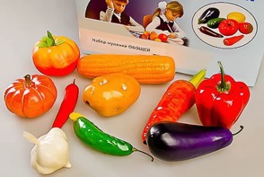 Набор муляжей овощей - fgospostavki.ru - Белово
