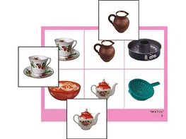 Логопедическое лото "Посуда" (4 планшета, 24 карточки, цветное, ламинированное) - fgospostavki.ru - Белово