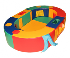 Манеж овальный 150х100х30 сантиметров - fgospostavki.ru - Белово