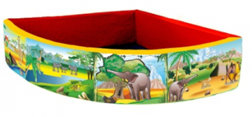 Бассейн угловой полукруглый с шелкографией - fgospostavki.ru - Белово