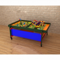 STEAM Многофункциональный стол Весёлые пчёлки оранжевый - fgospostavki.ru - Белово