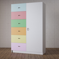 Шкаф «Яркие краски» - fgospostavki.ru - Белово