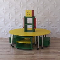 Модульный стеллаж "Весёлый робот" - fgospostavki.ru - Белово