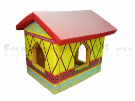 Домик игровой "Узор" с рисунком (трансформируется в маты) - fgospostavki.ru - Белово