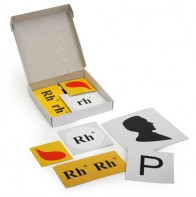 Модель-аппликация "Наследование резус-фактора" (набор из 19 карт) - fgospostavki.ru - Белово