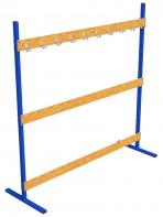 Стеллаж для лыж на 10 пар лыж - fgospostavki.ru - Белово