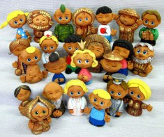 Набор глиняных человечков для сказкотерапии и песочной терапии - fgospostavki.ru - Белово