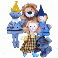 Набор перчаточных кукол "Волшебник Изумрудного города" - fgospostavki.ru - Белово