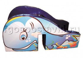 Горка "Кит" для сухого бассейна - fgospostavki.ru - Белово