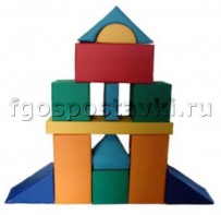 Мягкий модуль-конструктор "Городок" (13 элементов) - fgospostavki.ru - Белово