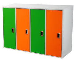 Шкаф-локер металлический 4-х местный с электронным замком - fgospostavki.ru - Белово